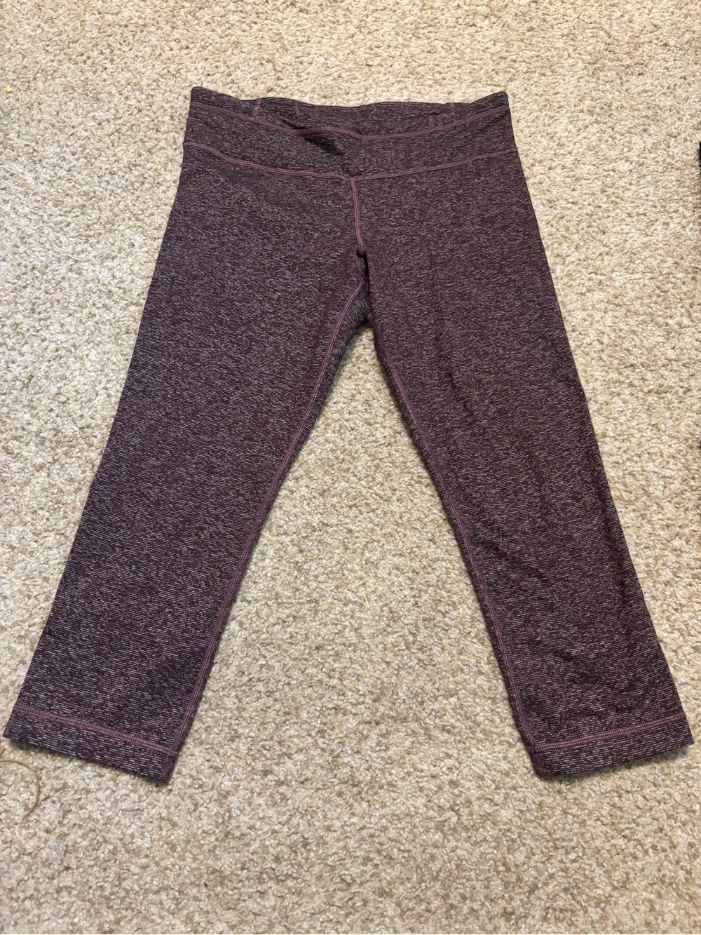 Under Armour Marled Plum Leggings